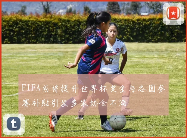 FIFA或将提升世界杯奖金与各国参赛补贴引发多家协会不满